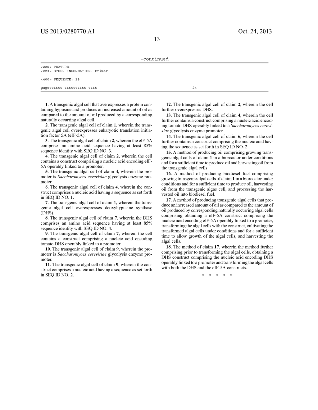 Transgenic Algae with Enhanced Oil Expression - diagram, schematic, and image 19