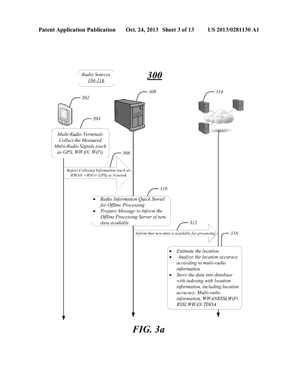 SYSTEM AND METHOD FOR MULTI-RADIO CLOUD COMPUTING FOR LOCATION SENSING - diagram, schematic, and image 04