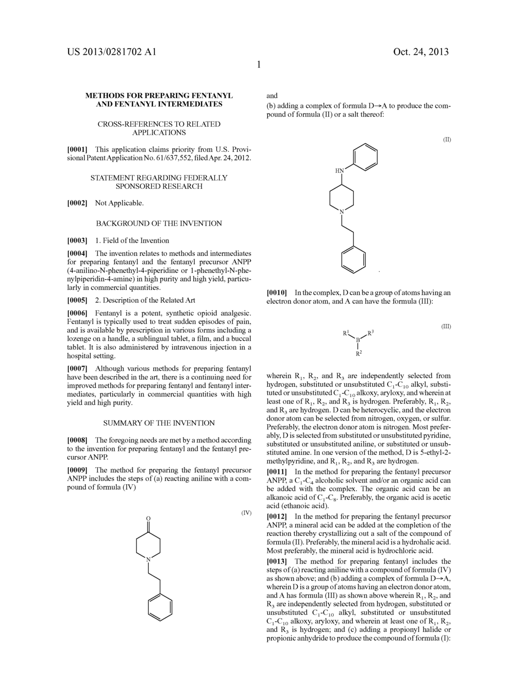 Methods For Preparing Fentanyl And Fentanyl Intermediates - diagram, schematic, and image 03