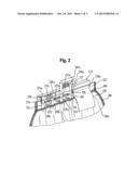 BAG WITH A FLEXURALLY RIGID PLASTIC PART WELDED INTO IT diagram and image