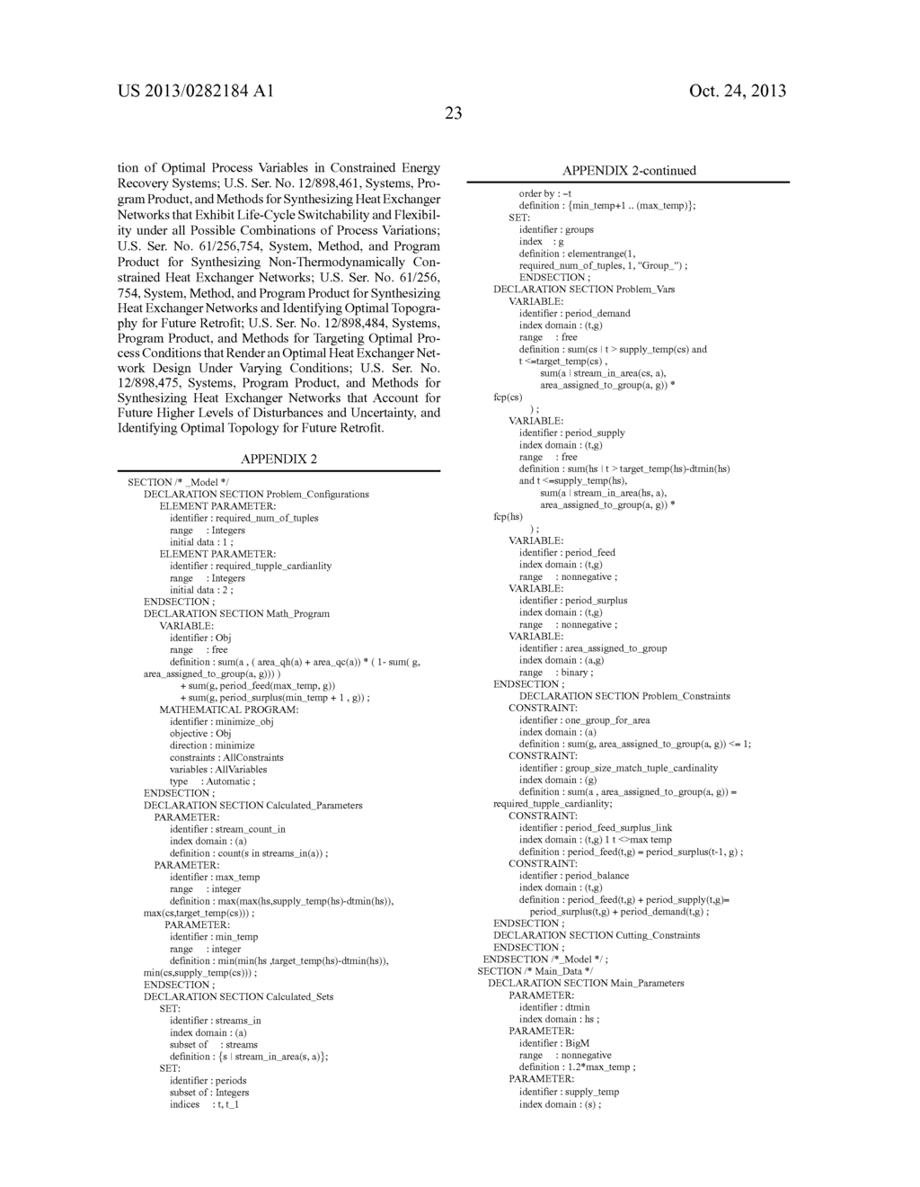 Systems, Program Code, Computer Readable Media For Planning and Retrofit     of Energy Efficient Eco-Industrial Parks Through Inter-Time-Inter-Systems     Energy Integration - diagram, schematic, and image 92