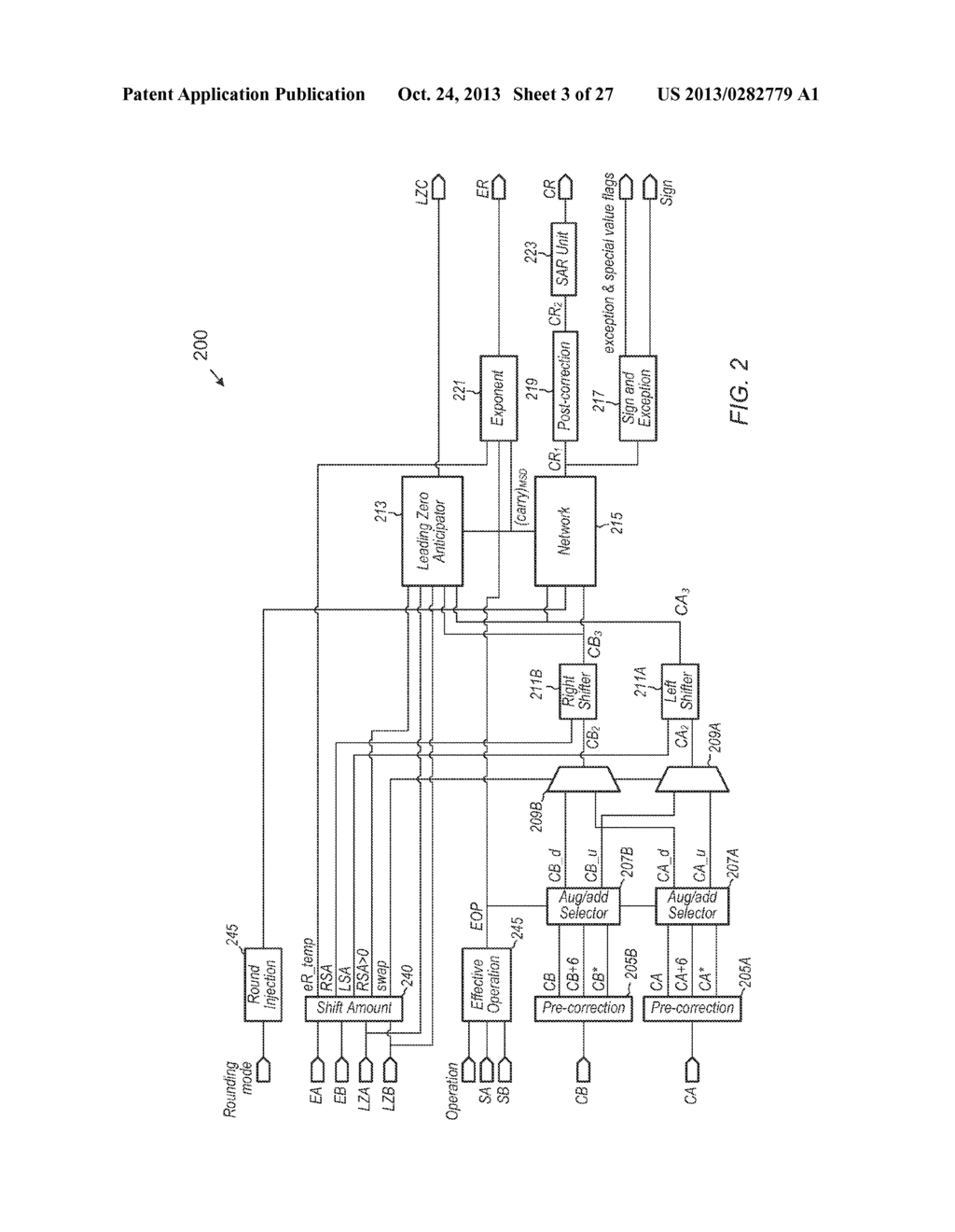 DECIMAL FLOATING-POINT ADDER WITH LEADING ZERO ANTICIPATION - diagram, schematic, and image 04