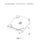 TRAY LOCKING DEVICE OF OPTICAL DISC DRIVE diagram and image