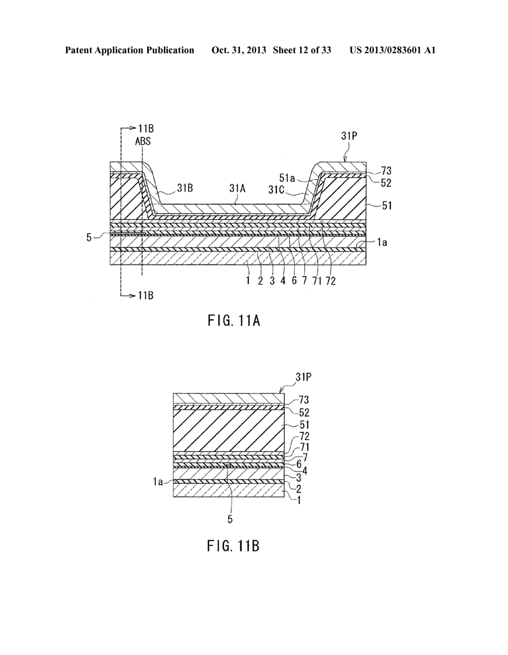 METHOD OF MANUFACTURING MAGNETIC HEAD FOR PERPENDICULAR MAGNETIC RECORDING     HAVING A RETURN PATH SECTION - diagram, schematic, and image 13