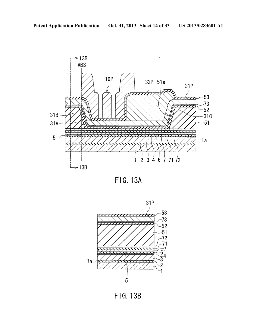 METHOD OF MANUFACTURING MAGNETIC HEAD FOR PERPENDICULAR MAGNETIC RECORDING     HAVING A RETURN PATH SECTION - diagram, schematic, and image 15