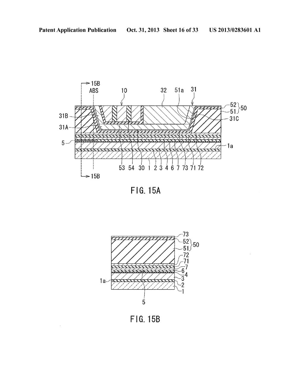 METHOD OF MANUFACTURING MAGNETIC HEAD FOR PERPENDICULAR MAGNETIC RECORDING     HAVING A RETURN PATH SECTION - diagram, schematic, and image 17