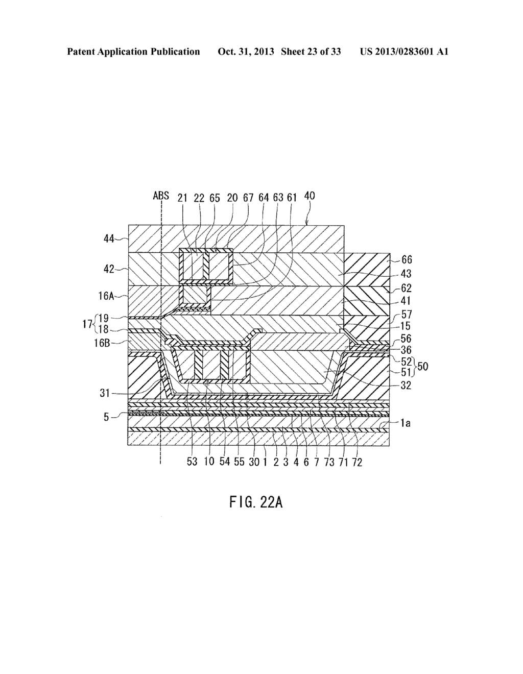 METHOD OF MANUFACTURING MAGNETIC HEAD FOR PERPENDICULAR MAGNETIC RECORDING     HAVING A RETURN PATH SECTION - diagram, schematic, and image 24