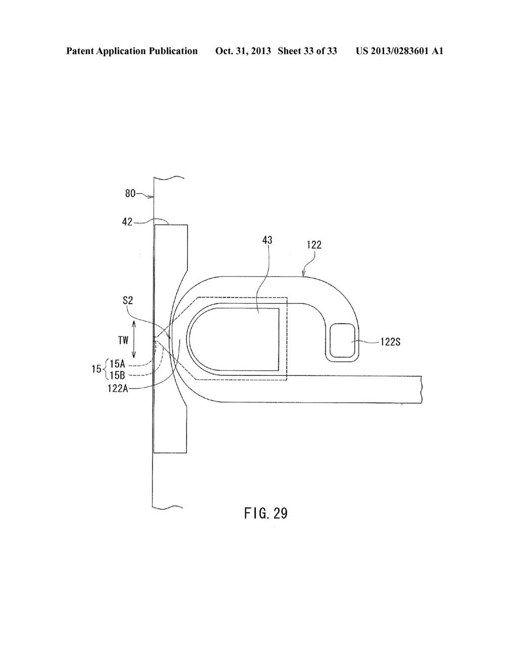 METHOD OF MANUFACTURING MAGNETIC HEAD FOR PERPENDICULAR MAGNETIC RECORDING     HAVING A RETURN PATH SECTION - diagram, schematic, and image 34