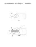 SURFACE COVERING COMPRISING LAMINATE PANELS AND AN EXTRANEOUS LOCKING     ELEMENT diagram and image