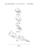 Chipless Key Head And Adapter For An Electronic Key diagram and image