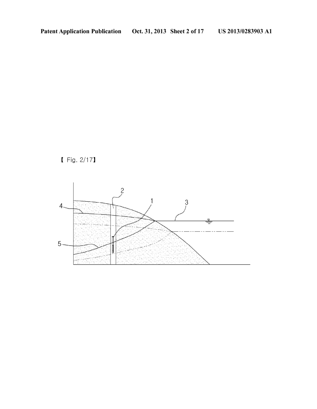 DEVICE FOR TRACKING POSITION OF FRESHWATER-SALTWATER INTERFACE OF     UNDERGROUND WATER AND APPARATUS FOR INSTALLING THE SAME - diagram, schematic, and image 03