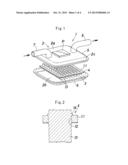 LIQUID-COOLED-TYPE COOLING DEVICE AND MANUFACTURING METHOD FOR SAME diagram and image