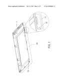 Waterproof structural assembly for electronic part diagram and image