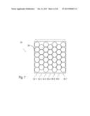 COATING DEVICE COMPRISING A JET OF COATING MEDIUM WHICH IS BROKEN DOWN     INTO DROPS diagram and image