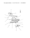 VARIABLE-GEOMETRY SPACING CONNECTOR FOR FORMWORK AND MODULAR FORMWORK     SYSTEM INCLUDING SUCH CONNECTOR diagram and image