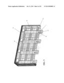 VARIABLE-GEOMETRY SPACING CONNECTOR FOR FORMWORK AND MODULAR FORMWORK     SYSTEM INCLUDING SUCH CONNECTOR diagram and image