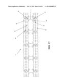 VARIABLE-GEOMETRY SPACING CONNECTOR FOR FORMWORK AND MODULAR FORMWORK     SYSTEM INCLUDING SUCH CONNECTOR diagram and image