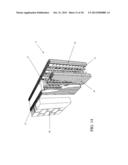 VARIABLE-GEOMETRY SPACING CONNECTOR FOR FORMWORK AND MODULAR FORMWORK     SYSTEM INCLUDING SUCH CONNECTOR diagram and image