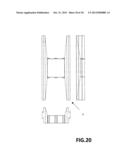 VARIABLE-GEOMETRY SPACING CONNECTOR FOR FORMWORK AND MODULAR FORMWORK     SYSTEM INCLUDING SUCH CONNECTOR diagram and image