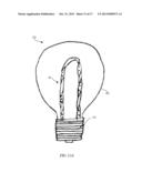 LED LIGHT DISPOSED ON A FLEXIBLE SUBSTRATE AND CONNECTED WITH A PRINTED 3D     CONDUCTOR diagram and image