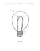 LED LIGHT DISPOSED ON A FLEXIBLE SUBSTRATE AND CONNECTED WITH A PRINTED 3D     CONDUCTOR diagram and image