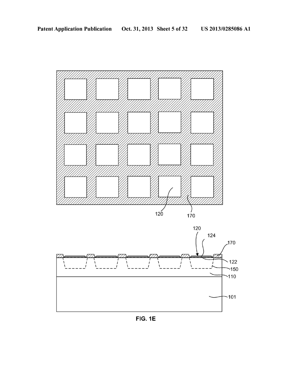 METHOD OF FORMING A MICRO LED DEVICE WITH SELF-ALIGNED METALLIZATION STACK - diagram, schematic, and image 06