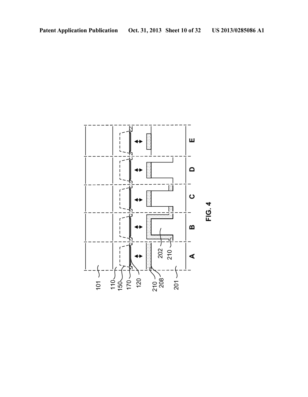 METHOD OF FORMING A MICRO LED DEVICE WITH SELF-ALIGNED METALLIZATION STACK - diagram, schematic, and image 11