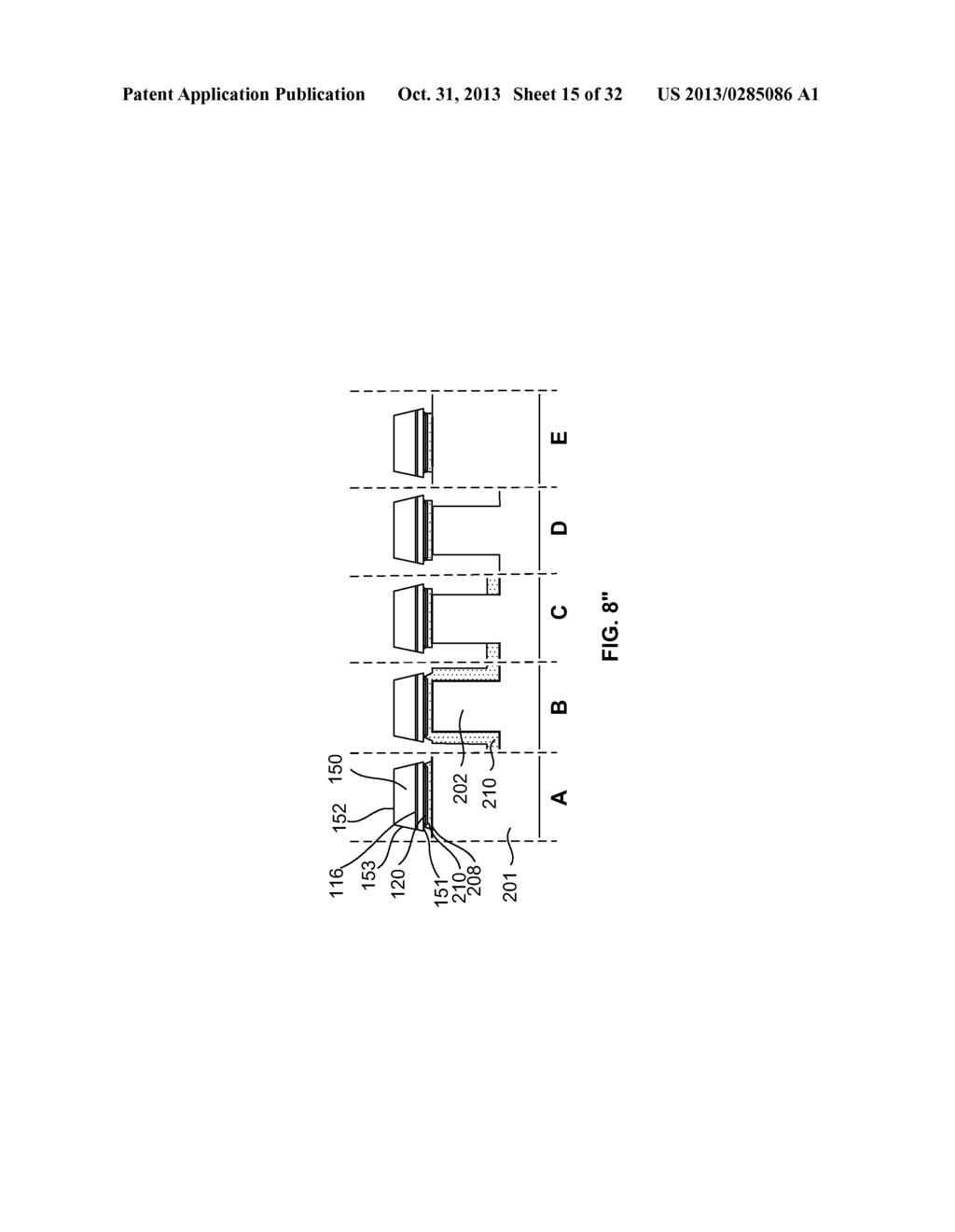 METHOD OF FORMING A MICRO LED DEVICE WITH SELF-ALIGNED METALLIZATION STACK - diagram, schematic, and image 16