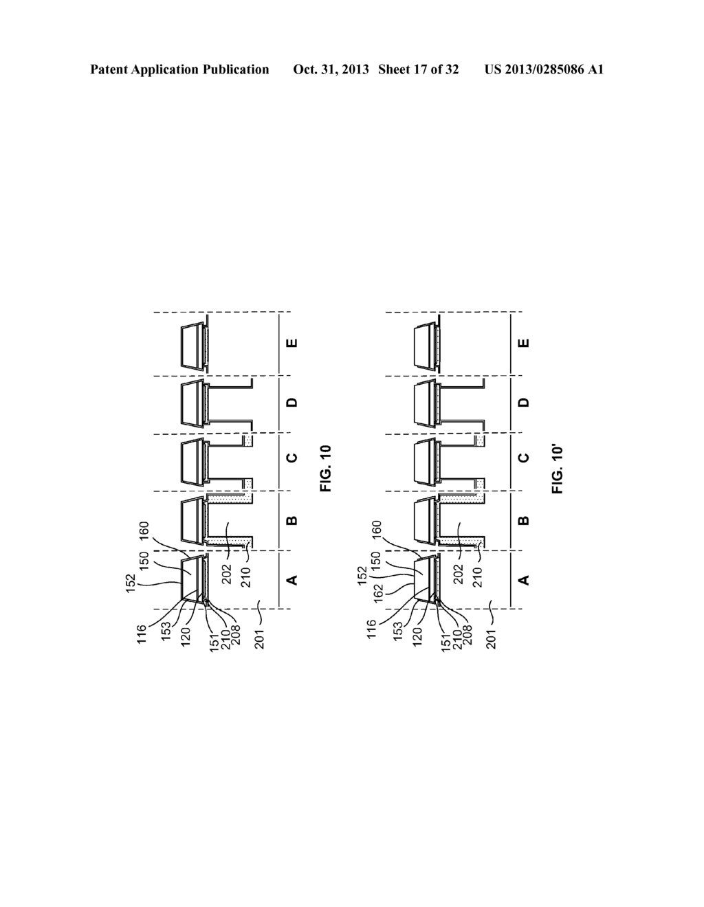 METHOD OF FORMING A MICRO LED DEVICE WITH SELF-ALIGNED METALLIZATION STACK - diagram, schematic, and image 18