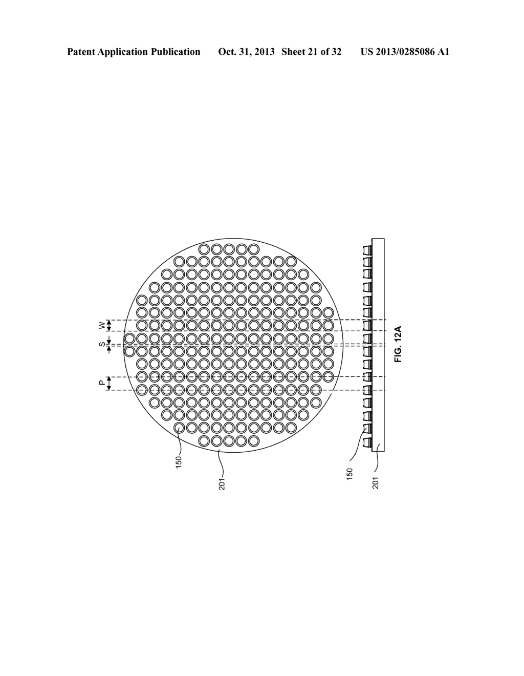 METHOD OF FORMING A MICRO LED DEVICE WITH SELF-ALIGNED METALLIZATION STACK - diagram, schematic, and image 22