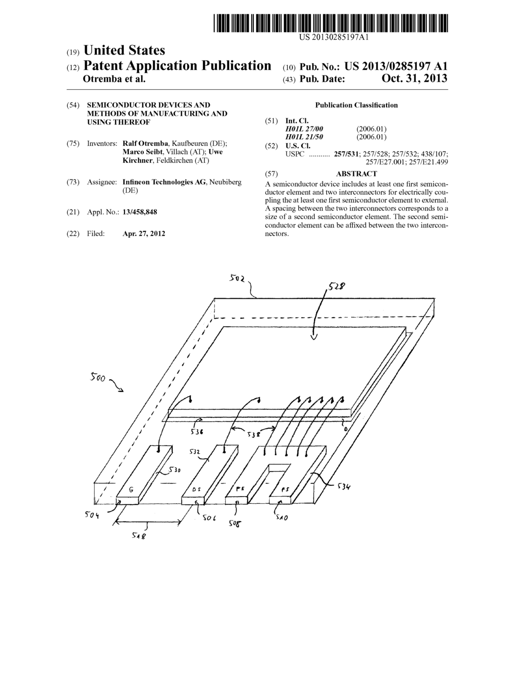 Semiconductor Devices and Methods of Manufacturing and Using Thereof - diagram, schematic, and image 01