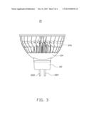 LED BULB CAPABLE OF MATING WITH LIGHT BULB SOCKETS HAVIGN DIFFERENT     CONFIGURATIONS diagram and image