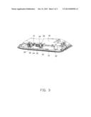 ELECTRONIC DEVICE HAVING STRUCTURE FOR FIXING TOUCH PANEL THEREOF diagram and image