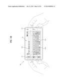 MOBILE TERMINAL AND DATA EXTRACTING METHOD IN A MOBILE TERMINAL diagram and image