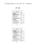 MOBILE TERMINAL AND DATA EXTRACTING METHOD IN A MOBILE TERMINAL diagram and image