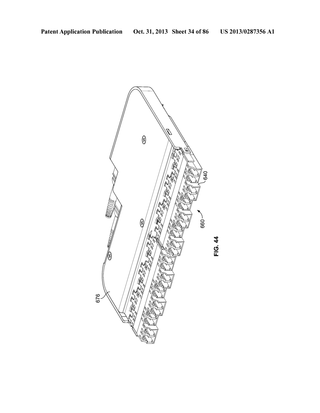 SLIDABLE FIBER OPTIC CONNECTION MODULE WITH CABLE SLACK MANAGEMENT - diagram, schematic, and image 35