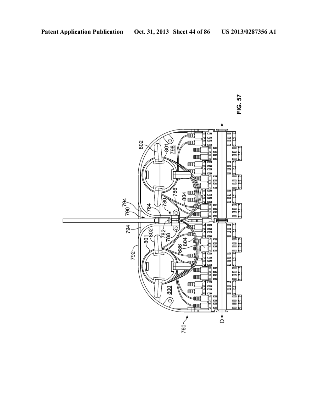 SLIDABLE FIBER OPTIC CONNECTION MODULE WITH CABLE SLACK MANAGEMENT - diagram, schematic, and image 45