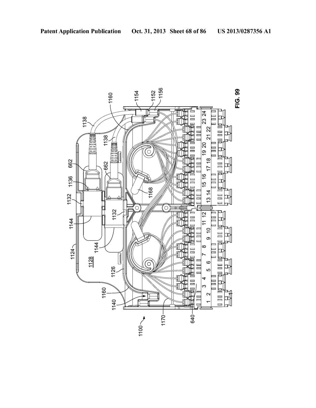 SLIDABLE FIBER OPTIC CONNECTION MODULE WITH CABLE SLACK MANAGEMENT - diagram, schematic, and image 69