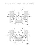 ARRANGEMENT FOR THROTTLING A FLUID FLOW, AND CORRESPONDING PISTON PUMP FOR     DELIVERING FLUIDS diagram and image