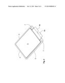 HOUSING FOR ACCOMMODATING A FLAT ELECTROCHEMICAL CELL diagram and image