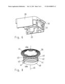 DEVICE FOR FIXING A CABLE TO A CABLE OUTLET CONNECTOR diagram and image