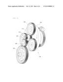 CONTINUOUSLY VARIABLE SPEED GEAR SET diagram and image