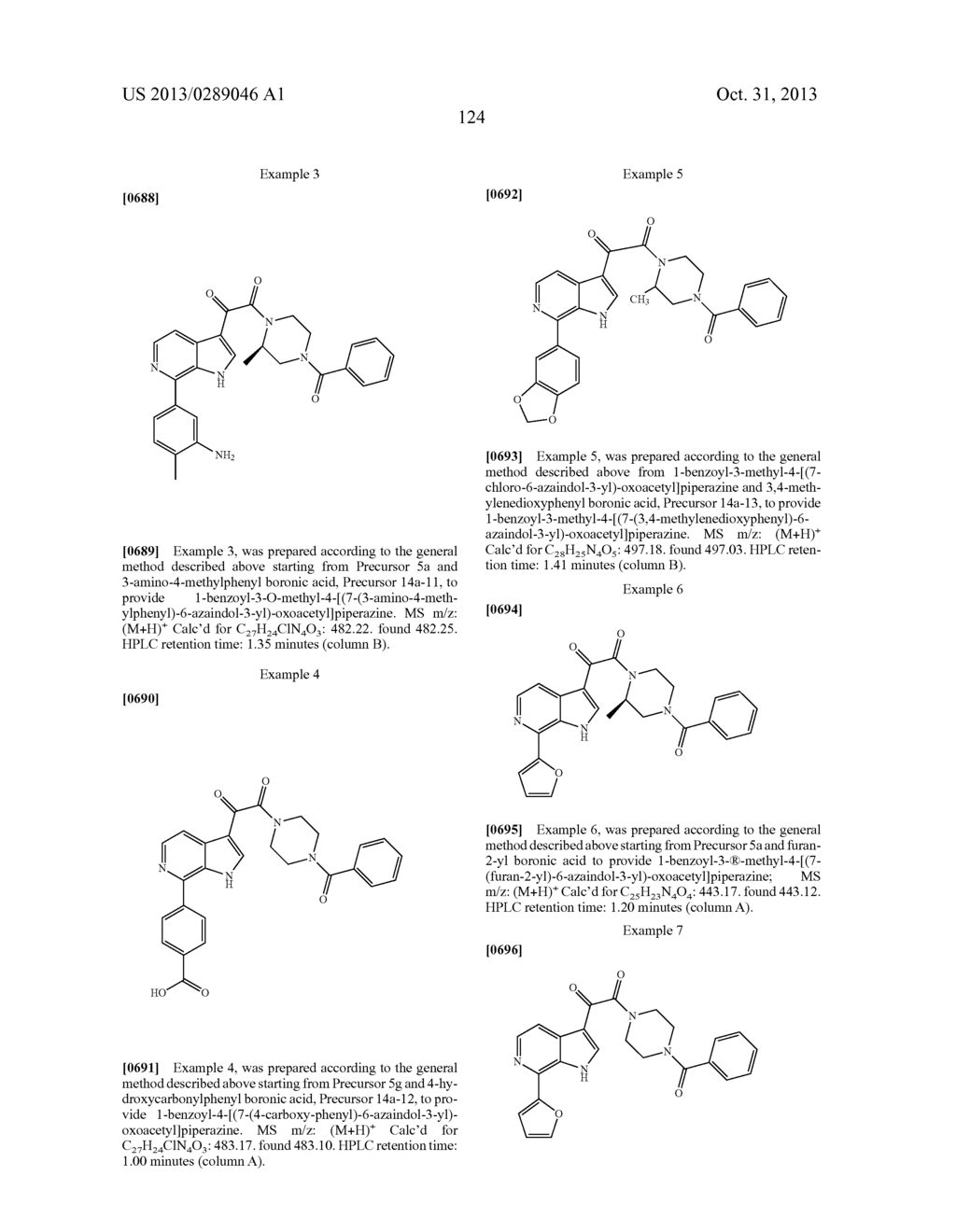 PHARMACEUTICAL FORMULATIONS OF SUBSTITUTED AZAINDOLEOXOACETIC PIPERAZINE     DERIVATIVES WITH PROTEASE INHIBITORS - diagram, schematic, and image 125