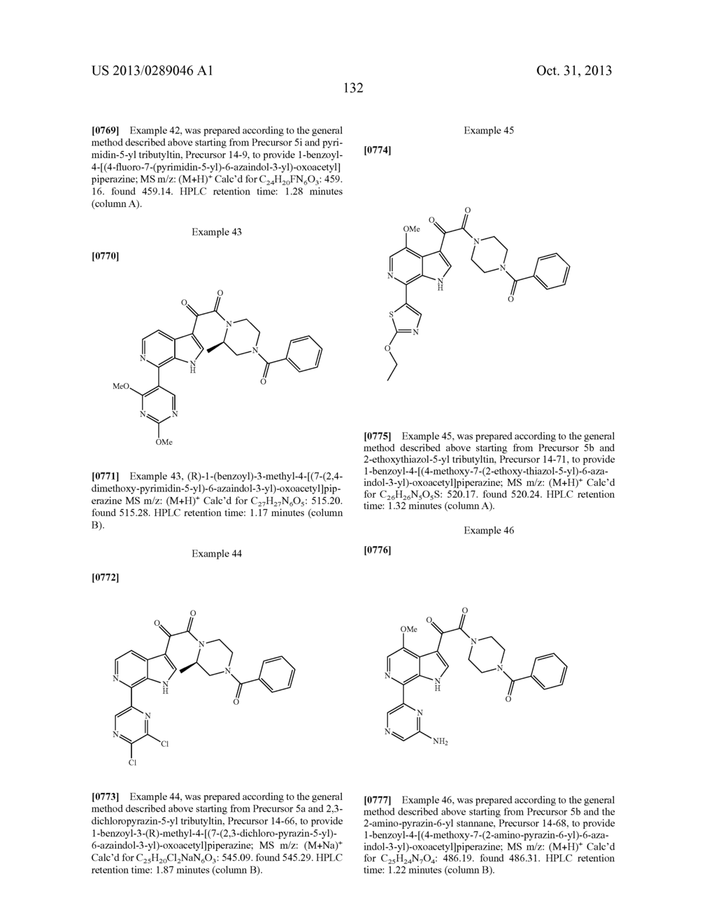 PHARMACEUTICAL FORMULATIONS OF SUBSTITUTED AZAINDOLEOXOACETIC PIPERAZINE     DERIVATIVES WITH PROTEASE INHIBITORS - diagram, schematic, and image 133