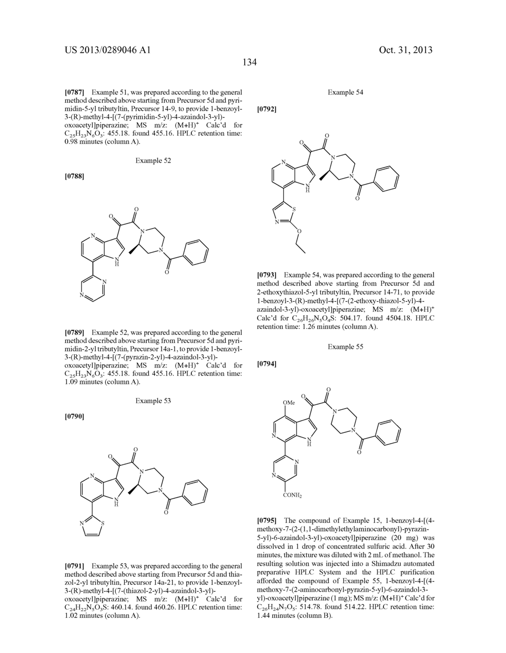 PHARMACEUTICAL FORMULATIONS OF SUBSTITUTED AZAINDOLEOXOACETIC PIPERAZINE     DERIVATIVES WITH PROTEASE INHIBITORS - diagram, schematic, and image 135