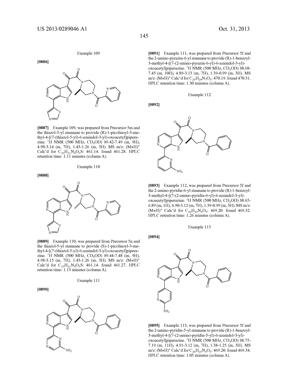 PHARMACEUTICAL FORMULATIONS OF SUBSTITUTED AZAINDOLEOXOACETIC PIPERAZINE     DERIVATIVES WITH PROTEASE INHIBITORS - diagram, schematic, and image 146
