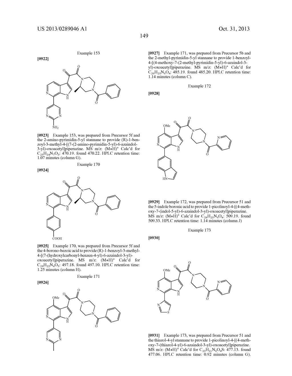 PHARMACEUTICAL FORMULATIONS OF SUBSTITUTED AZAINDOLEOXOACETIC PIPERAZINE     DERIVATIVES WITH PROTEASE INHIBITORS - diagram, schematic, and image 150