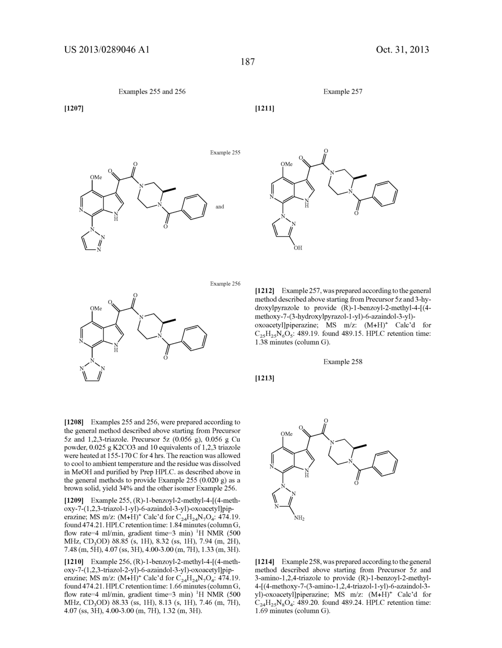 PHARMACEUTICAL FORMULATIONS OF SUBSTITUTED AZAINDOLEOXOACETIC PIPERAZINE     DERIVATIVES WITH PROTEASE INHIBITORS - diagram, schematic, and image 188