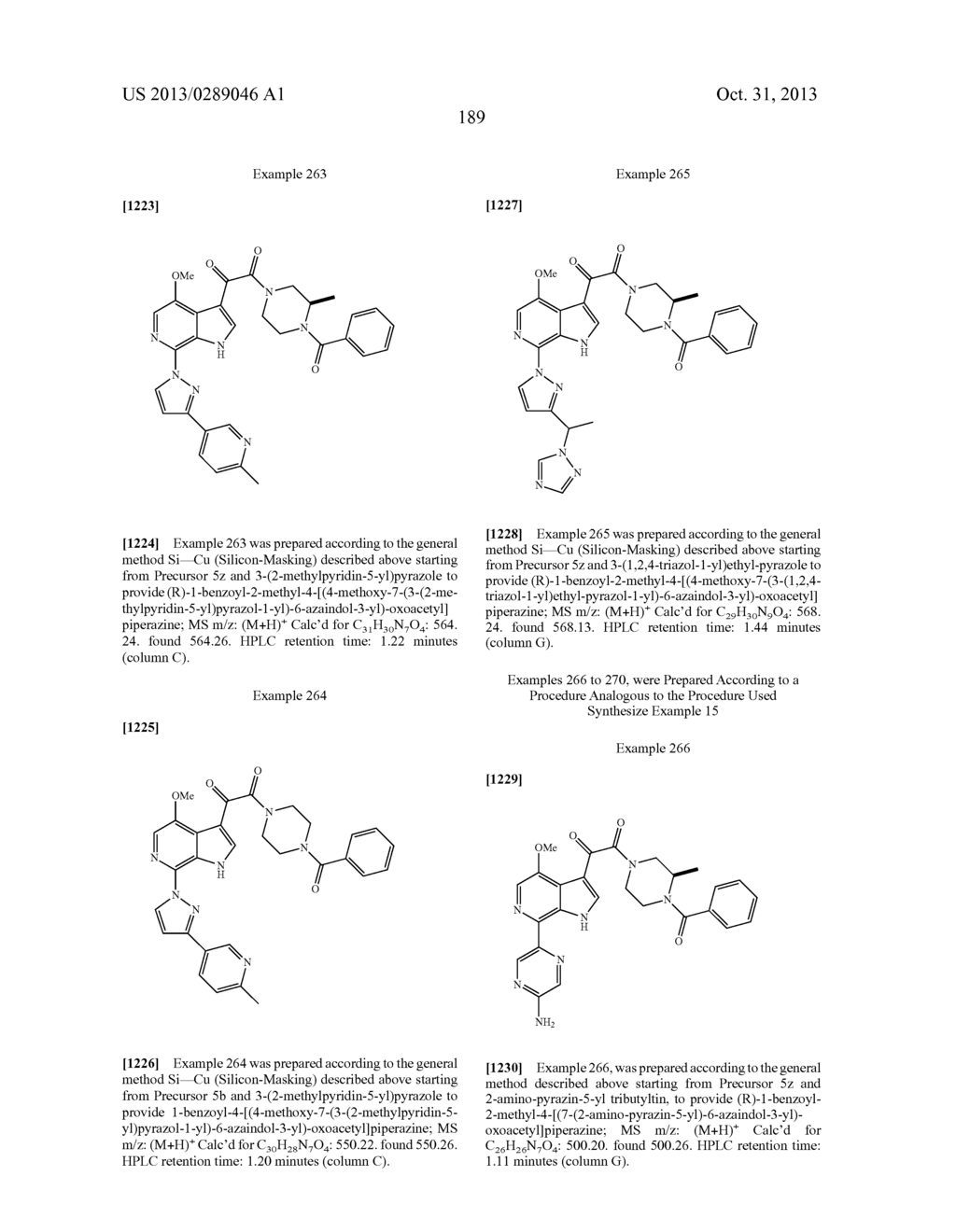 PHARMACEUTICAL FORMULATIONS OF SUBSTITUTED AZAINDOLEOXOACETIC PIPERAZINE     DERIVATIVES WITH PROTEASE INHIBITORS - diagram, schematic, and image 190