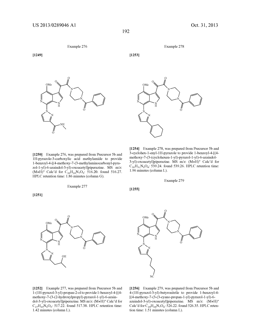 PHARMACEUTICAL FORMULATIONS OF SUBSTITUTED AZAINDOLEOXOACETIC PIPERAZINE     DERIVATIVES WITH PROTEASE INHIBITORS - diagram, schematic, and image 193